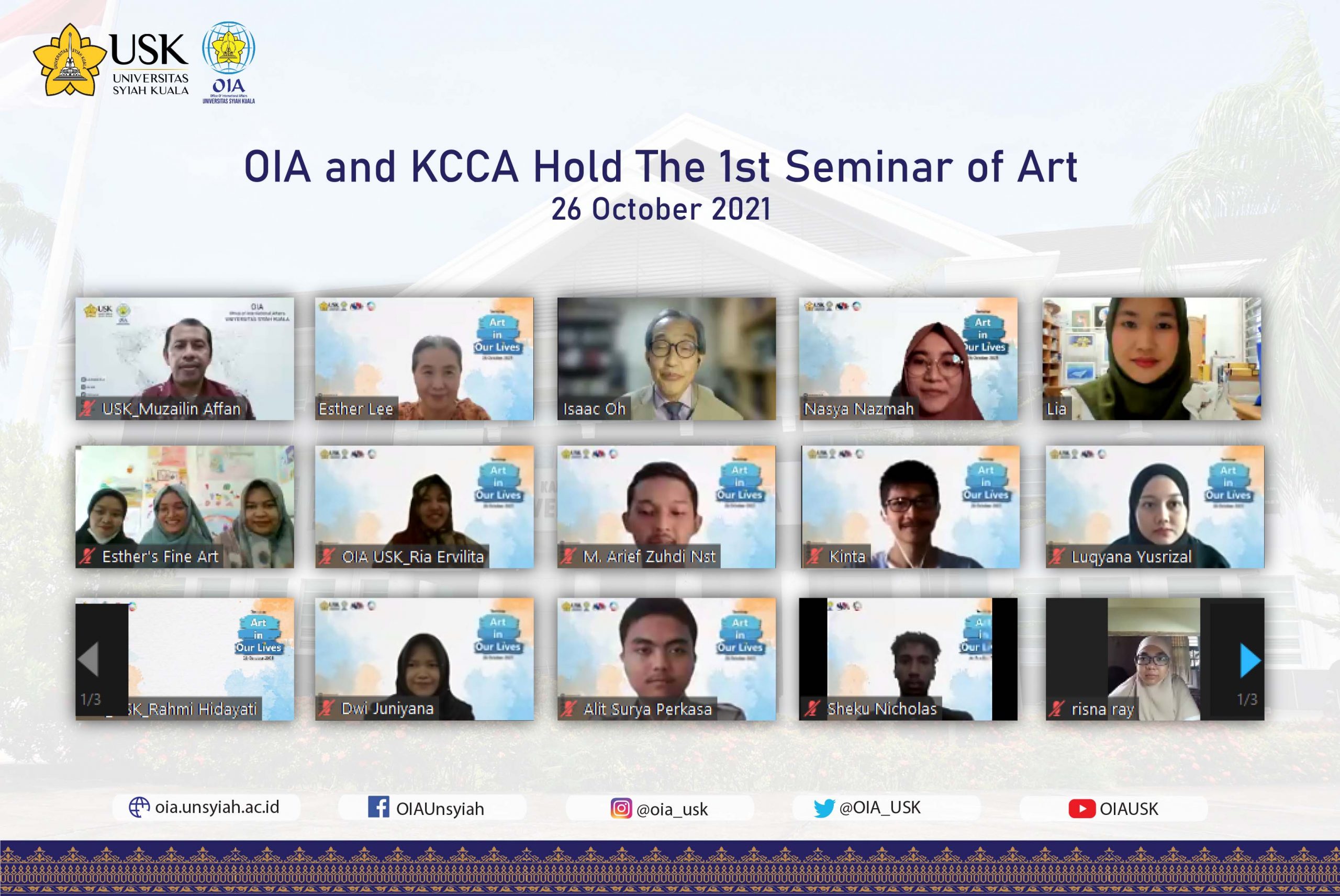 OIA and KCCA Hold The 1st Seminar of Ar