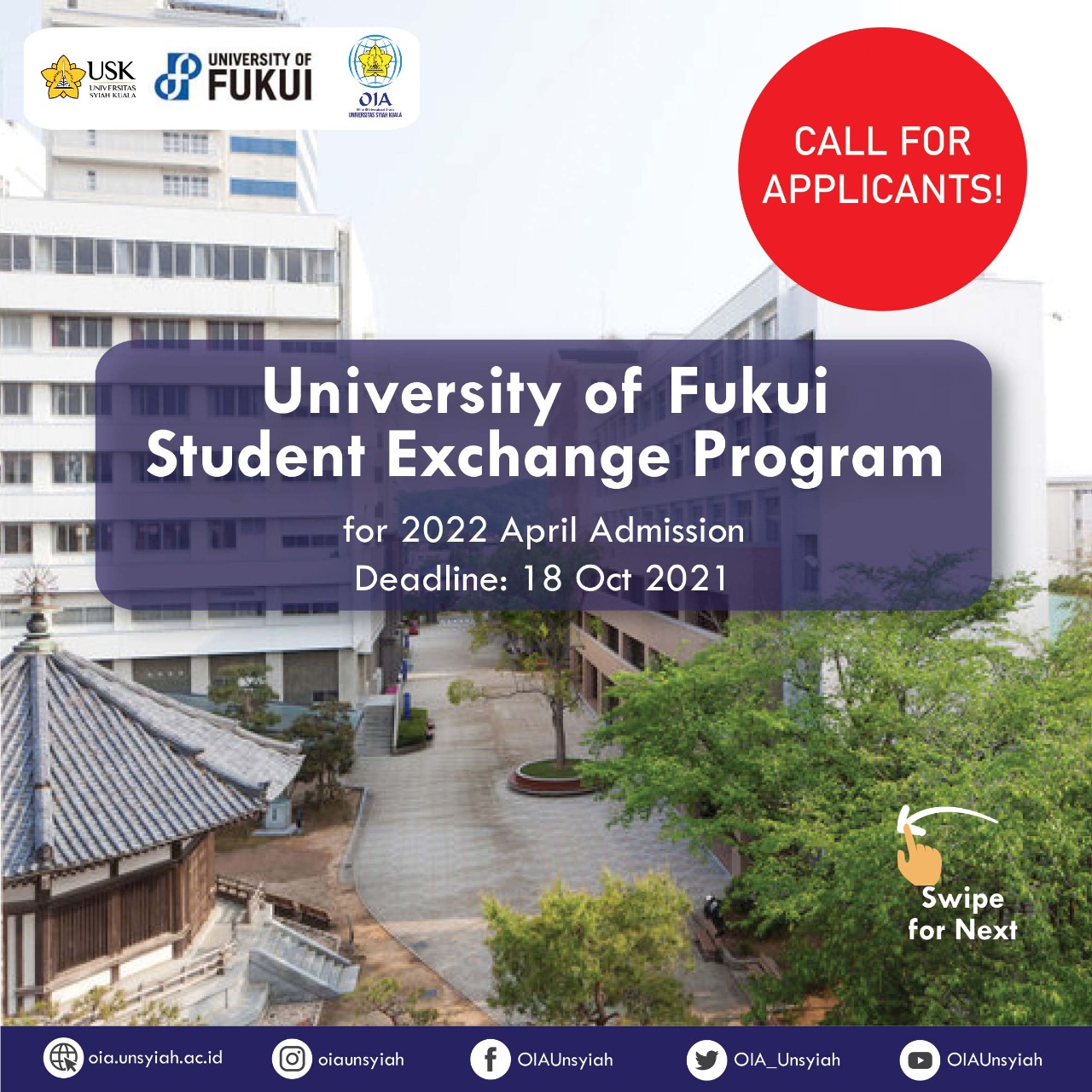 Student Exchange Program of University of Fukui Japan (1)