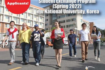 Student Exchange Program for Spring season, Jeju National University, Korea (1)