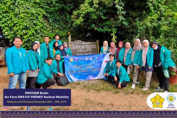 UNSYIAH Holds the First IMT-GT UNINET Student Mobility in Malaysia and Thailand